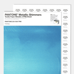 METALLIC SCIMMERS TEXTILE PAPER METALLICS (TPM) SHEET